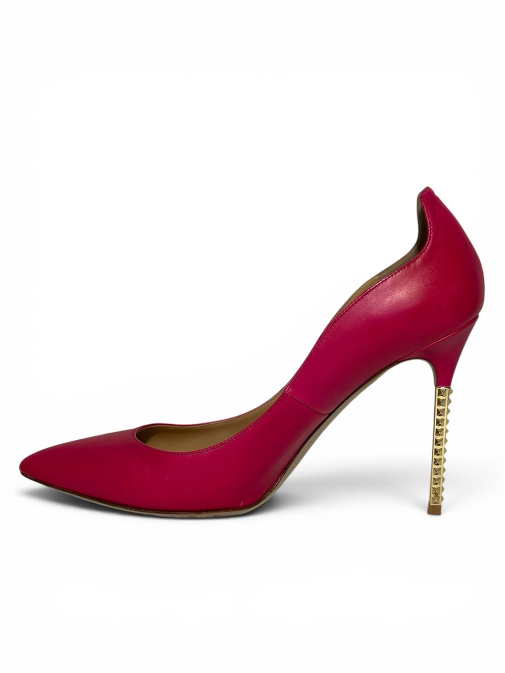 Valentino Garavani Extreme Rockstud Heel Pump Cyclamin Pink size 40 US 10 - Picture 5 of 16